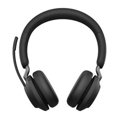 Cuffie professionali JABRA 26599-999-999 con microfono integrato, ideali per computer e call center, modello 12841 in nero opaco.