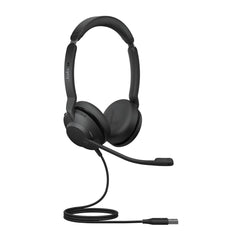 Cuffie JABRA 23189-999-779 con microfono integrato e cavo USB-C, progettate per l'uso professionale su computer