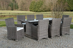 Sitzgruppe Fontana XL Creme - grau-meliert