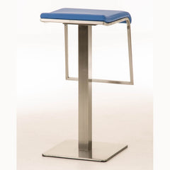 Barhocker Lameng Kunstleder E78 - blau - InfinityMarket