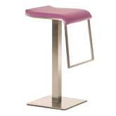 Barhocker Lameng Kunstleder E78 - lila - InfinityMarket