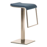 Barhocker Lameng Stoff E78 - blau - InfinityMarket