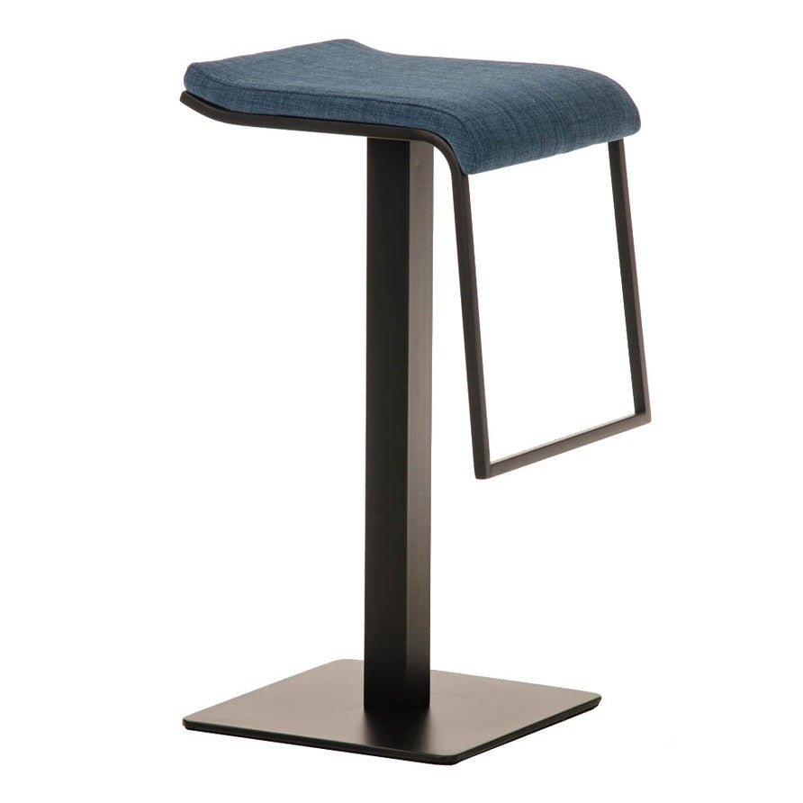 Barhocker Lameng Stoff B78 - blau - InfinityMarket