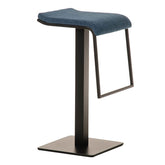 Barhocker Lameng Stoff B78 - blau - InfinityMarket