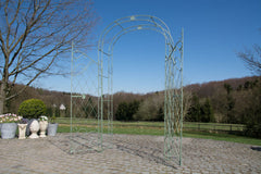 Rosenbogen mit Tor Melissa - antik-grün