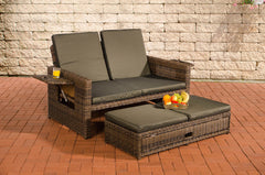Sofa Ancona Anthrazit 5mm - braun-meliert