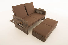 Sofa Ancona Terrabraun 5mm - braun-meliert