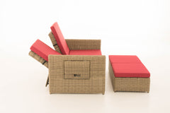 Sofa Ancona Rubinrot 5mm - natura