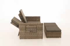 Sofa Ancona Anthrazit 5mm - grau-meliert