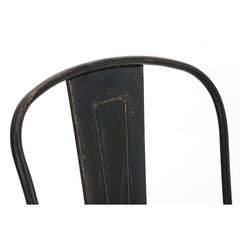 Barhocker Aiden antik - schwarz-gold - InfinityMarket