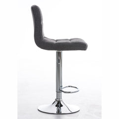 Barhocker Peru STOFF C - hellgrau - InfinityMarket