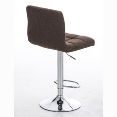 Barhocker Peru STOFF C - braun - InfinityMarket