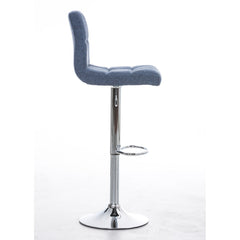 Barhocker Peru STOFF C - blau - InfinityMarket
