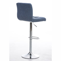 Barhocker Peru STOFF C - blau - InfinityMarket