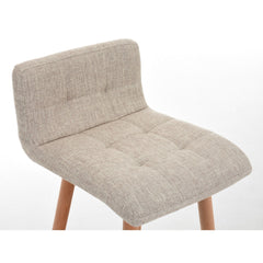 Barhocker Lincoln Stoff - creme - InfinityMarket