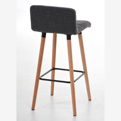 Barhocker Lincoln Stoff - hellgrau - InfinityMarket
