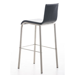 Barhocker Avola Leder Flach E78 - schwarz - InfinityMarket