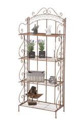 Standregal Antje - antik braun