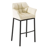 Barhocker Damaso B mit 4-Fuß Gestell - creme - InfinityMarket