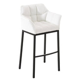 Barhocker Damaso B mit 4-Fuß Gestell - weiß - InfinityMarket