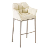 Barhocker Damaso E mit 4-Fuß Gestell - creme - InfinityMarket