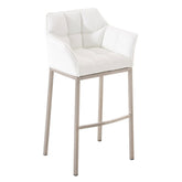Barhocker Damaso E mit 4-Fuß Gestell - weiß - InfinityMarket