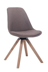 Besucherstuhl Troyes Drehbar Natura Stoff Square - taupe