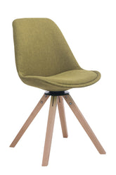 Besucherstuhl Troyes Drehbar Natura Stoff Square - gr�n