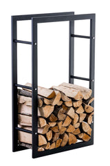Kaminholzständer Keri V3 25x60x100 - schwarz