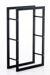 Kaminholzständer Keri V3 25x60x100 - schwarz