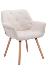 Besucherstuhl Cassidy Stoff natura - beige