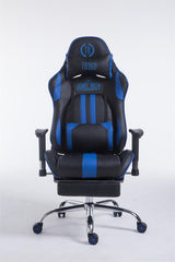 Racing Bürostuhl Limit mit Fußablage - schwarz/blau