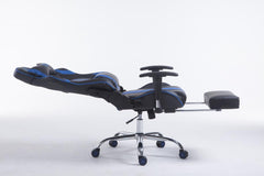 Racing Bürostuhl Limit mit Fußablage - schwarz/blau