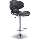 Barhocker Las Vegas V2 chrom - schwarz - InfinityMarket
