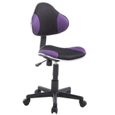 Arbeitshocker Bastian, schwarz - lila