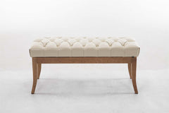 Sitzbank Ramses Kunstleder antik-hell 100 - creme