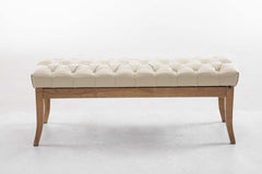 Sitzbank Ramses Kunstleder antik-hell 120 - creme