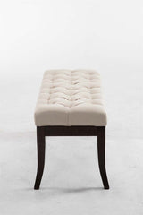 Sitzbank Ramses Stoff antik-dunkel 100 - creme