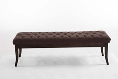 Sitzbank Ramses Stoff antik-dunkel 150 - braun