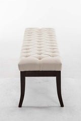 Sitzbank Ramses Stoff antik-dunkel 150 - creme