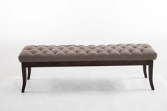 Sitzbank Ramses Stoff antik-dunkel 150 - taupe