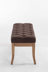 Sitzbank Ramses Stoff antik-hell 100 - braun