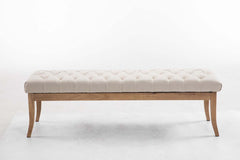 Sitzbank Ramses Stoff antik-hell 150 - creme