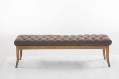 Sitzbank Ramses Stoff antik-hell 150 - taupe