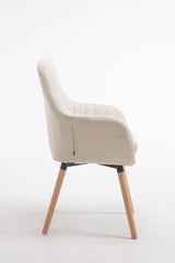 Stuhl Florian Stoff Natura - creme