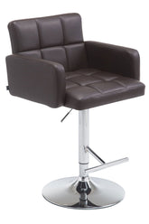 Barhocker Los Angeles Kunstleder C - braun