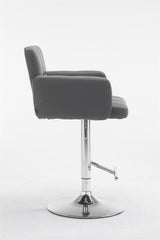 Barhocker Los Angeles Kunstleder C - grau