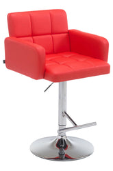 Barhocker Los Angeles Kunstleder C - rot