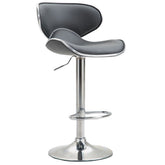 Barhocker Las Vegas V2 chrom - grau - InfinityMarket