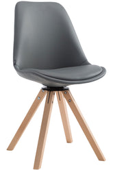 Besucherstuhl Calais Drehbar Natura Square - grau